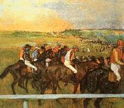 Edgar Degas Racehorses oil painting